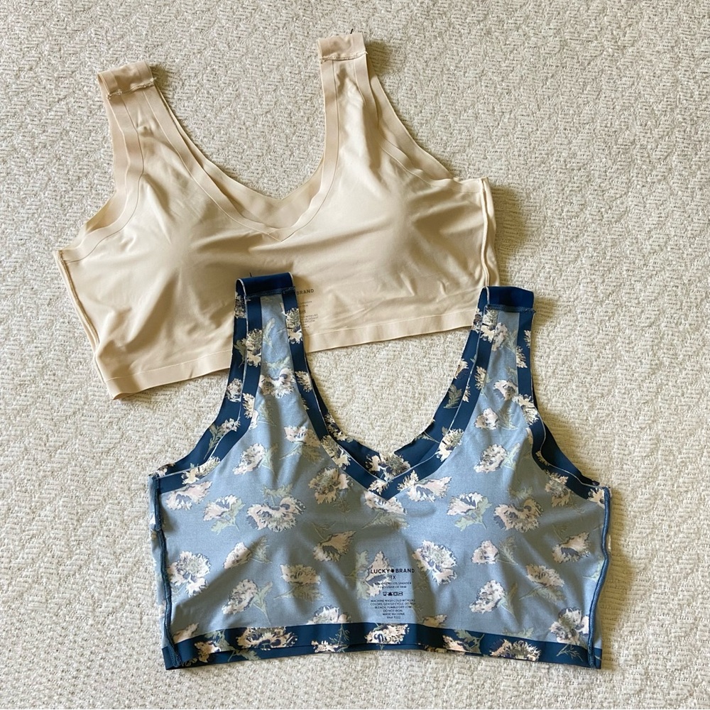 Lucky Brand NWOT 2 Pack Seamless Bralettes - Picture 3 of 5